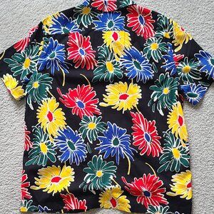 NWT J. Crew Men's Cotton Viscose Camp Collar Short Sleeve Shirt - Size Large